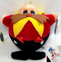 Suction Cups Stick On Eggman Plush