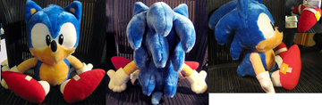 Game Center 1998 Sonic plush