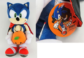 Joypolis Halloween Theme Sonic Plush