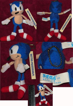 Mini Sonic Keychain Plush