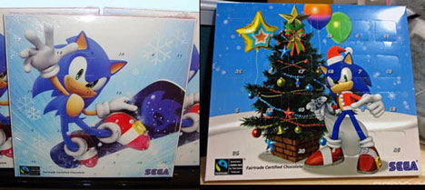Advent Calendars Chocolate Sonic