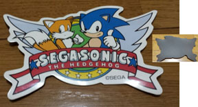 Sonic & Tails Flat Big Magnet