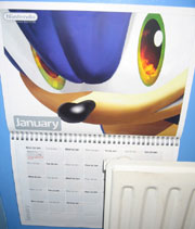 Nintendo Sonic Calander January WildFire