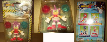 Toy Island Single Card Amy Rose Bendy Figure