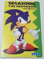 Segasonic Hand Card