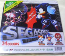 24 Color Pens Sonic vs. Metal Sonic