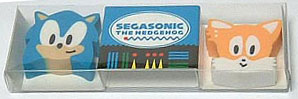 Tombo Classic Sonic Tails Erasers