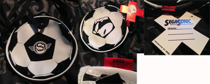 Football Soccer Shaped Sonic Bag