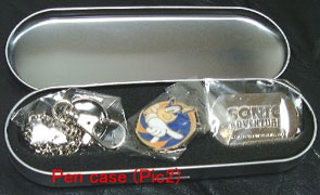Dog Tag Pin Chain Case Interior
