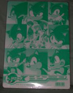 Sonic X Pencil Board Back