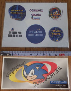 Strange Slogan Circle Sticker 6 Set