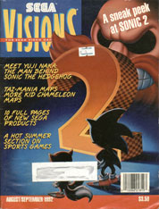 Sega Visions Magazine Sonic 2 Sneak