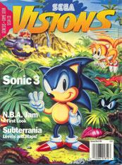 Sega Visions Sonic 3 Cover