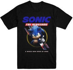 Black Pointing Movie Sonic Tee