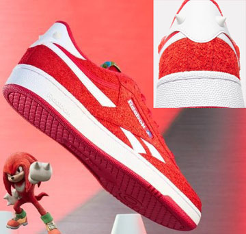 Movie Knuckles Red Reebok Shoes