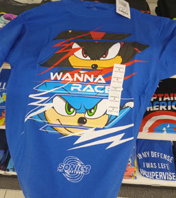 Wanna Race Sonic Shadow Movie 3 Tee