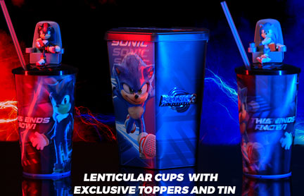 Regal Lenticular Soda Cups and Tin