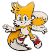Tails Movie Spinner Pin