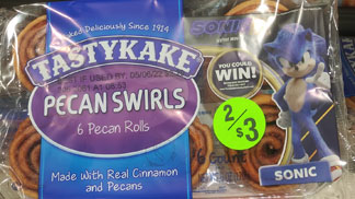 Tasty Cake Pecan Swirl Movie Promo Package
