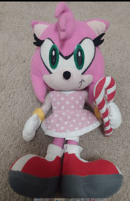 Strange Xmas Amy Rose Candy Cane