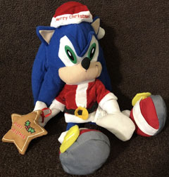 Merry Mutant Sonic Santa Doll