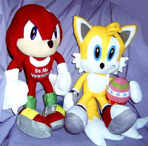 Valentines & Easter Tails Knuckles Dolls