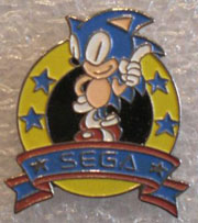 Mutant Terrible Sonic Metal Pin