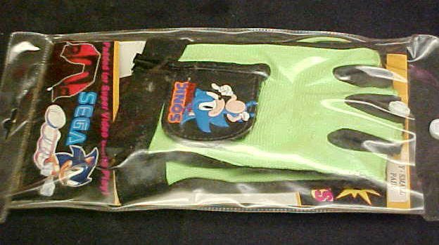 Very Rare Sonic the Hedgehog video game gloves