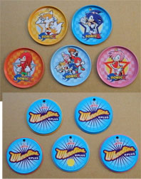 Wheelie Tazos Metal Bike Disks