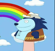 Cowboy Blue Hedgehog AmericanDad Jojo