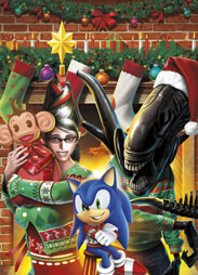 Bayonetta Monkey Ball Alien Sonic Christmas