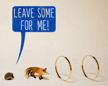 Fox statue parody rings image