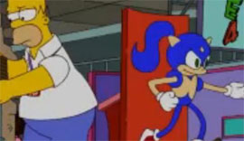 Simpsons Blue Thing Parody