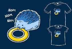 Topatoco Blue Hedgehog Tee