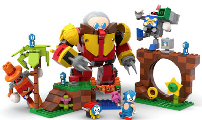 Lego Green Hill Play Set Concept
