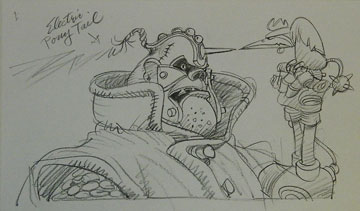 Pig Robot Frankenstein Robotnic