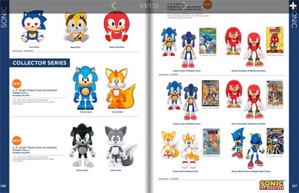 Tomy prototype variant & modern Sonic figures