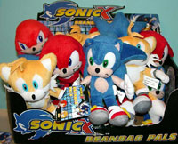 Sonic X Beanbag Pals Plushes