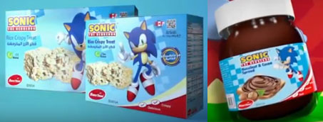 Sonic SweeTune Krispy Treat & Hazelnut Spread