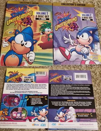 Sonic Underground DHX 2 Disk Set 2018