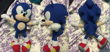 Play By Play Sonic X Plush Turns