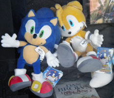 Segaprize Sonic & Tails Plushes