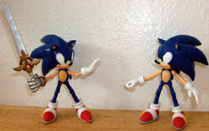 Sonic vs Sonic Black Knight