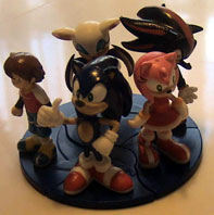 Capsule Figures Sonic X on Base