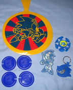 Whoopee cushion, keychain, Sonic Comic Free Stuff