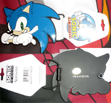 BioWare Enamel Metal Sonic Face Buckle