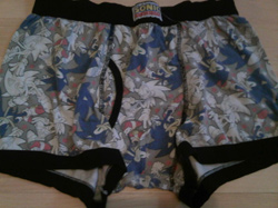 Black White Color Mix Sonic Boxers
