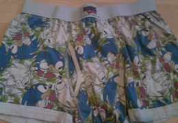 Line art & color Sonic spin underwear
