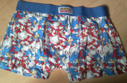 Boxers w/star bumper pattern