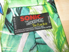 Tie Rack Tie Tag Silk Sonic Tie